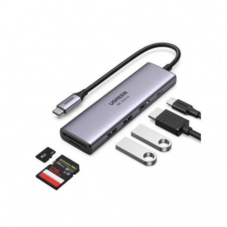 UGREEN 6-ühes USB-C jaotur