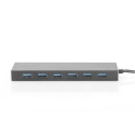 DIGITUS USB 3.0 jaotur 7-porti, sisaldab 5V/3,5A toiteadapterit DA-70241-1