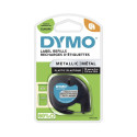 Dymo Letratag lint metallik hõbedane 12 mm x 4 m