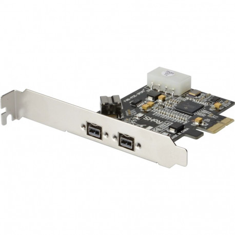 DIGITUS Firewire 800 PCIe kaart 2x9-pin väline + 1x9-pin sisemine