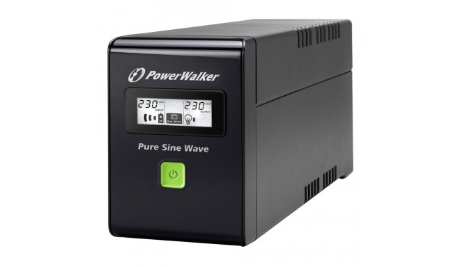 PowerWalker VI 600 SW Safety contact CEE 7/3 (Typ F)