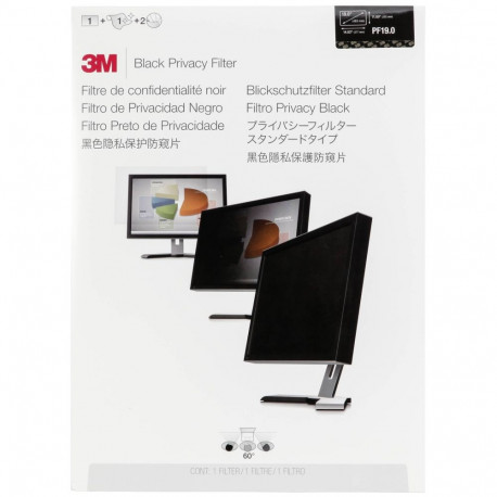 3M PF190C4B Privacy Filter Black for 48,3cm 19,0 5:4