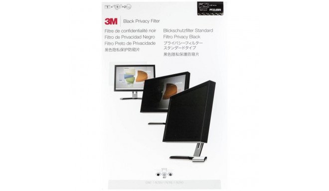3M PF236W9 privaatsusfilter must 59,9cm 23,6 16:9 jaoks