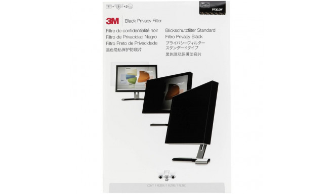 3M PF300W1B privaatsusfilter must 76,2cm 30,0 16:10 jaoks
