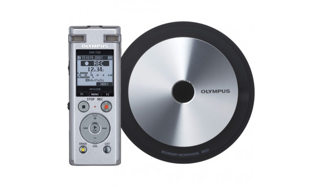Olympus DM-720 kohtumis- ja salvestuskomplekt