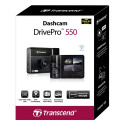 Transcend DrivePro 550 Dual 1080 2 Lenses incl. 64GB microSDXC