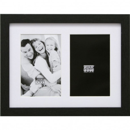 Deknudt S66KA2 Gallery 2x13x18 Wood black w. Passepartout