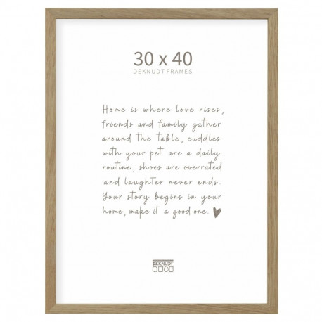 Deknudt S47CJ1             30x40 Frame solid oak