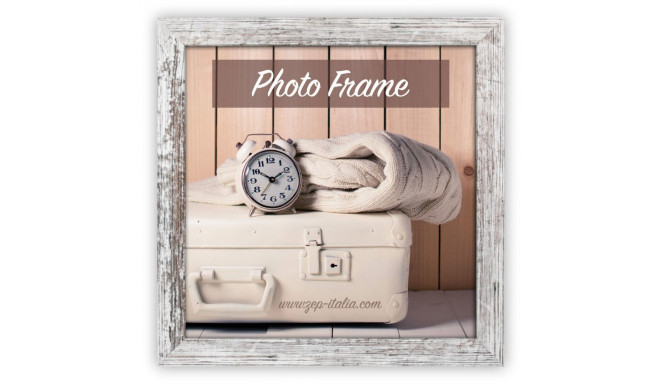 ZEP Nelson 6 valge/pruun 15x15 puidust raam V21156