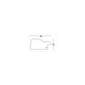 Walther Barock 20x30 Puidust must-hõbedane Pildiraam CR030B