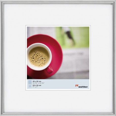 Walther Galeria 30x30 vaigu hõbedane pildiraam KS330H