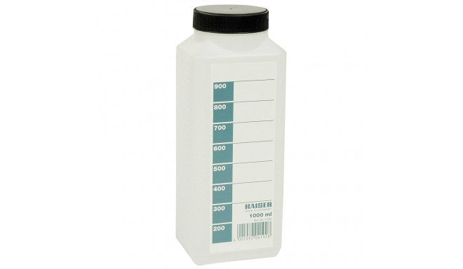 Kaiser keemiline säilituspudel 1000ml valge 4192