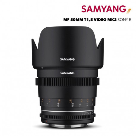 Samyang MF 50mm T1,5 VDSLR MK2 Sony E