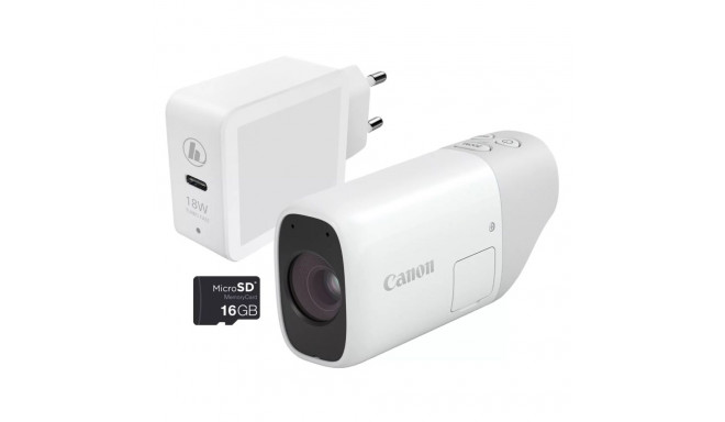 Canon PowerShot Zoom Essential Kit white