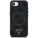 Guess 4G Ring Triangle Logo MagSafe case for iPhone 16e - black