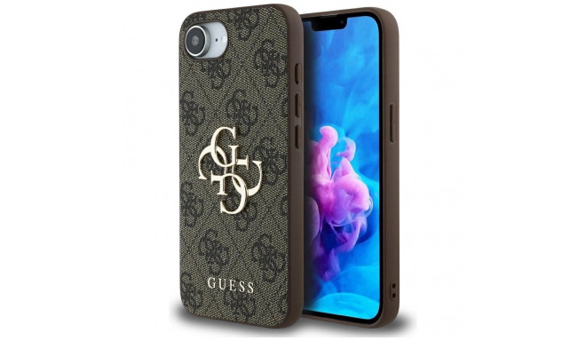 Guess 4G Big Logo iPhone 16e Case - Brown