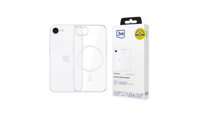3mk Clear MagCase for Apple iPhone 16E - transparent