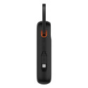 Baseus QPow 2 20000mAh 30W Power Bank with 2 Built-in USB-C Cables - Black