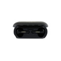 Guess Elongated Metallic Printed Logo Bluetooth TWS Headphones + Docking Station - Black