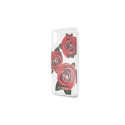 Guess Flower Desire Red Rose iPhone X Case - Transparent