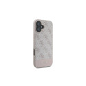 Guess 4G Bottom Stripe Case for iPhone 16 Plus 6.7" - Pink