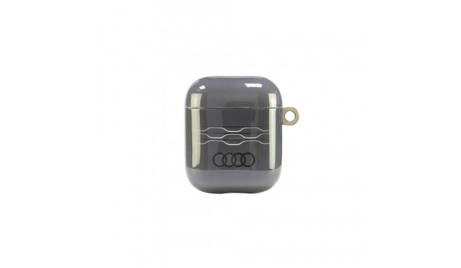 Audi IML Geometric Pattern Case for AirPods 1 / 2 - Gray