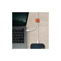 Uniq Pod Self-adhesive Cable Organizer - Set of 8 - Orange