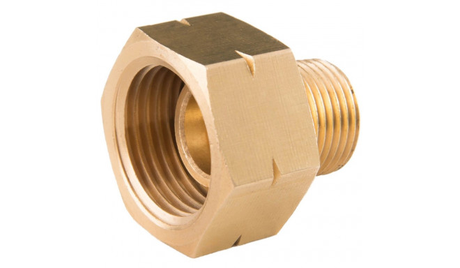 Reduction adapter from a gas cylinder 21.8mm L - 3/8" L
