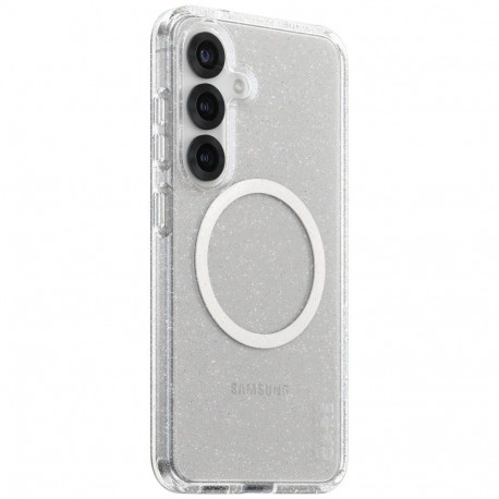 CARE by PanzerGlass Flagship Urban Combat Starlight White QI Case for Samsung Galaxy S25 - Transpare