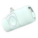 Wozinsky WF16-YLS 5000mAh 15W Lightning Mini Power Bank with Built-in USB-C Cable and Apple Watch Ch
