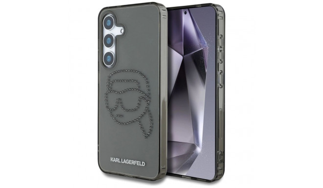 Case Karl Lagerfeld Rhinestones Karl Head Logo Samsung Galaxy S25 black