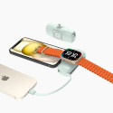 Wozinsky WF16-YLS 5000mAh 15W Lightning Mini Power Bank with Built-in USB-C Cable and Apple Watch Ch