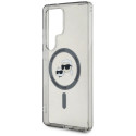 Karl Lagerfeld Button Karl & Choupette Heads Printed Logo MagSafe Samsung Galaxy S25 Ultra case 