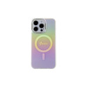 Guess IML Iridescent MagSafe case for iPhone 15 Pro - pink