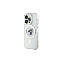 Karl Lagerfeld Karl&Choupette Glitter MagSafe case for iPhone 15 Pro - transparent