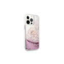 Guess GUHCP13XLG4GPI iPhone 13 Pro Max 6,7" różowy/pink hardcase 4G Big Liquid Glitter