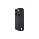 BMW MagSafe Leather Hot Stamp case for iPhone 15 Pro - black