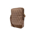 Guess Bag GUTB10HGCFSEW 10" brown/brown GCube Stripe Tablet Bag
