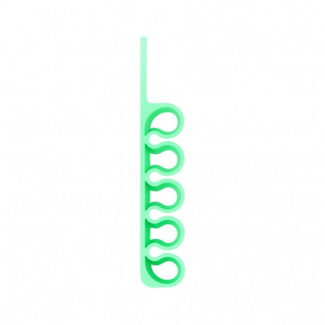 Silicone office organizer - green