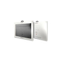 Guess Saffiano Triangle Logo case for a 16" laptop - silver