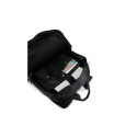 BMW Carbon Red Stripe backpack for a 16" laptop - black