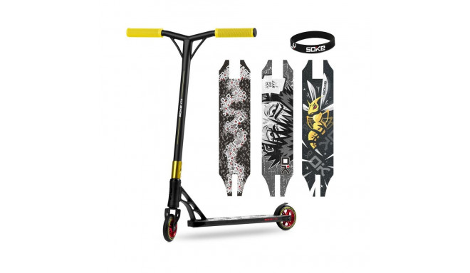 Trikitõukeratas SOKE XTR, must-kollane