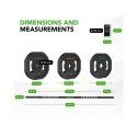 Tõstekangikomplekt TUNTURI PRO Aerobic Pump Set 20 kg