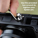 SpiderPro Pin with 1/4 inch Thread