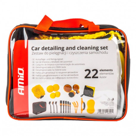 Auto detailide ja puhastuskomplekt 22osa