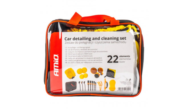 Auto detailide ja puhastuskomplekt 22osa
