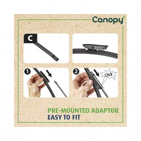 Valeo Canopy klaasipuhasti C 650 583987