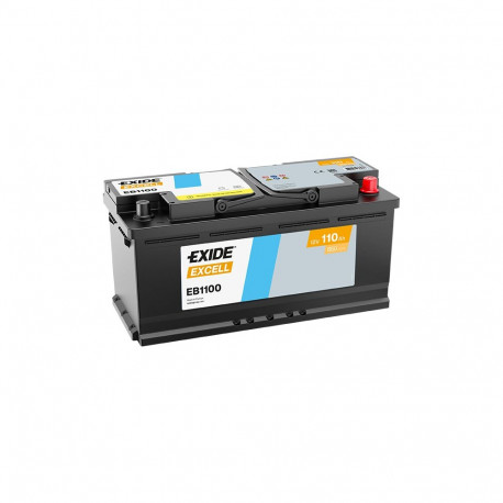 Exide Excell 110Ah 850A 394x175x190-+