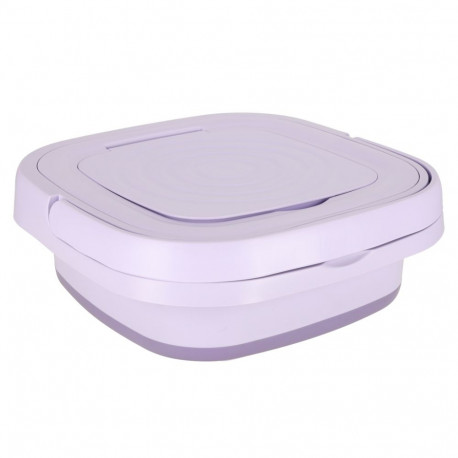 Mini kokkupandav kaasaskantav pesumasin 12L lilla