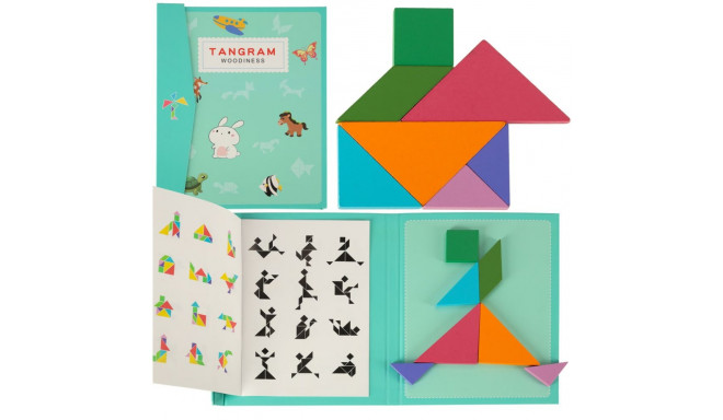 Magnetic puzzle book 3D tangram plokid
